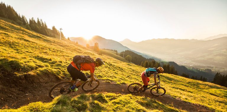 Radfahrer Fleckalmbahn